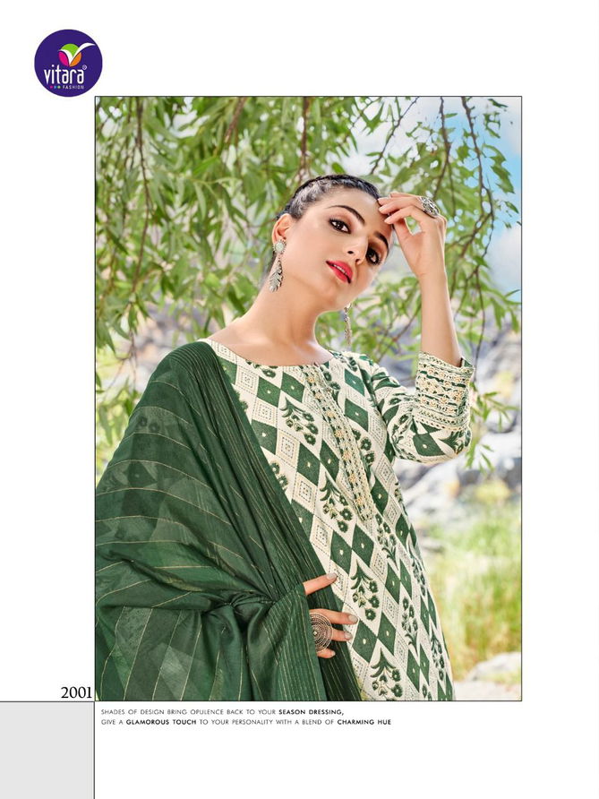 Vitara Aurelius Fancy Printed Designer4 Daily Wear Kurti Bottom With Dupatta Collection